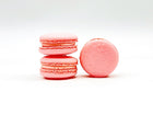 Vegan Rose Raspberry Macarons