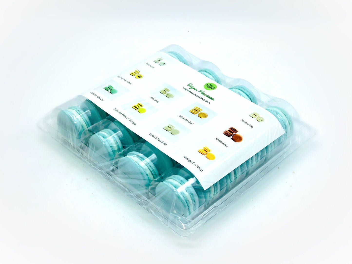 Wholesale Cotton Candy Vegan Macarons | Available in 24 & 48 Pack | A great addition for your bakery establishment or your next party - Macaron Centrale24 Pack