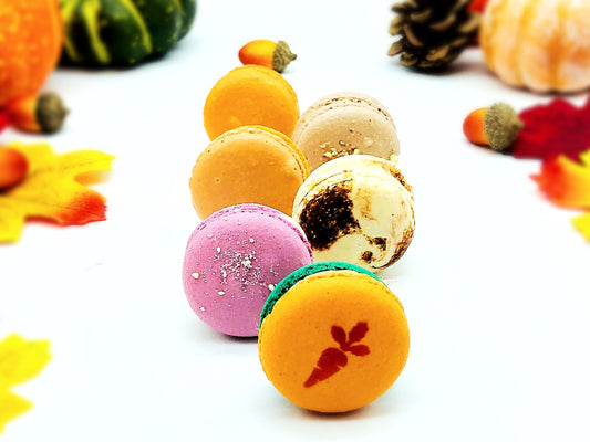 24 Pack Assorted Macaron, The Fall Set | Perfect for any party, celebration.-Macaron Centrale