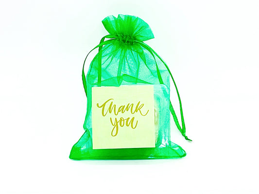 Personalized Thank you French Macarons for Guest (Green Sheer) | Wedding Favors, Bridal Shower Favors,