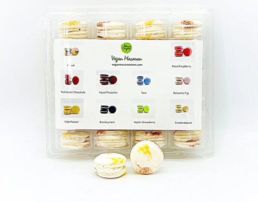 Wholesale Praline Vegan Macarons | Available in 24 & 48 Pack