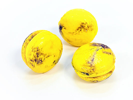6 Pack  lemon blackberry macarons | ideal for celebratory events.-Macaron Centrale