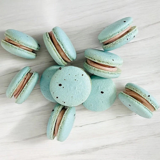 🌿 The Story Behind Our All-Natural Blueberry Vegan Macarons