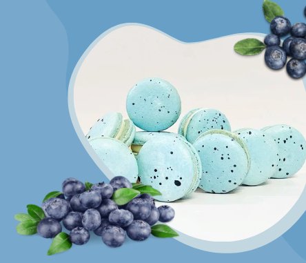 The Story Behind Our All-Natural Blueberry Vegan Macarons - Macaron Centrale