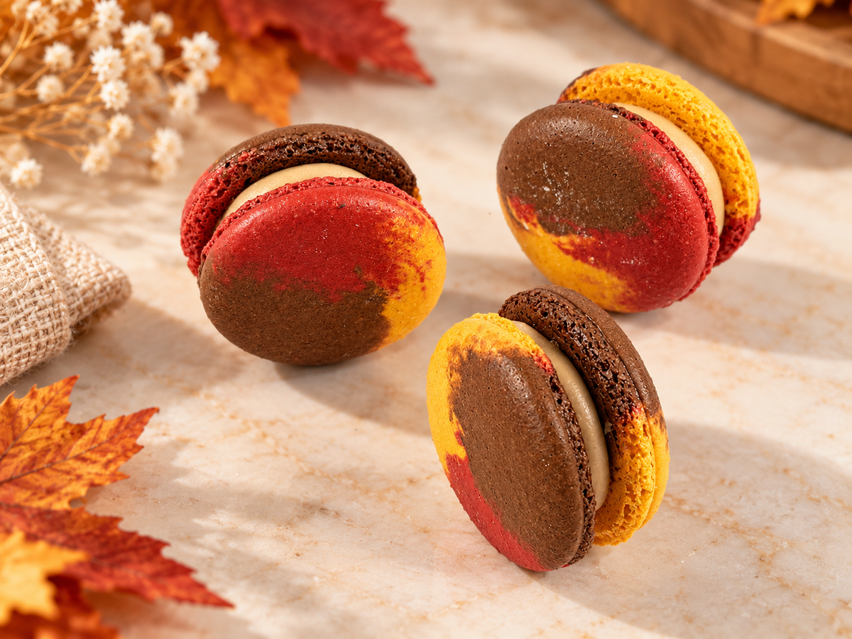 Maple Pecan French Macarons – 50 Pack | Perfect for Large Gatherings & Celebrations
