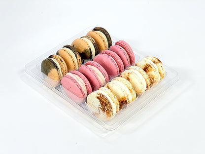 12 Pack Happy Thanksgiving Macaron Collection with Clear Gift Box | Choose Your Favorites - Macaron Centrale
