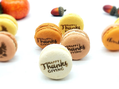 12 Pack Thanksgiving Macaron Set - Macaron Centrale