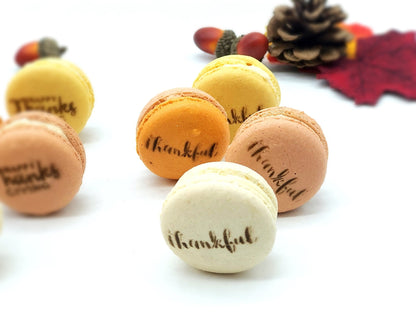 12 Pack Thanksgiving Macaron Set - Macaron Centrale