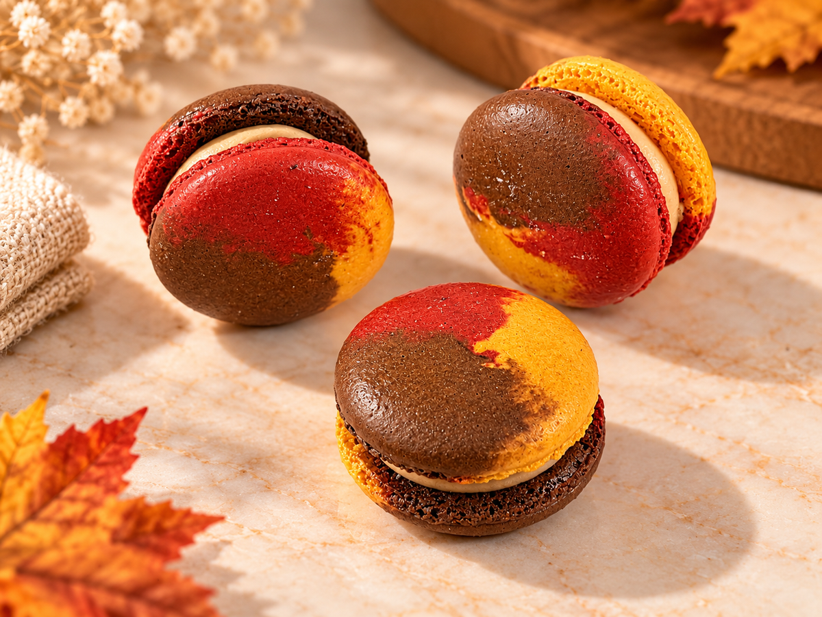 Maple Pecan French Macarons – 50 Pack | Perfect for Large Gatherings & Celebrations