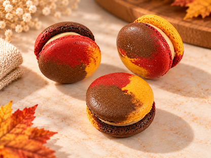 Maple Pecan French Macarons – 50 Pack | Perfect for Large Gatherings & Celebrations