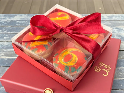 Red Elegance 2026 | New Year Macarons Gift Set
