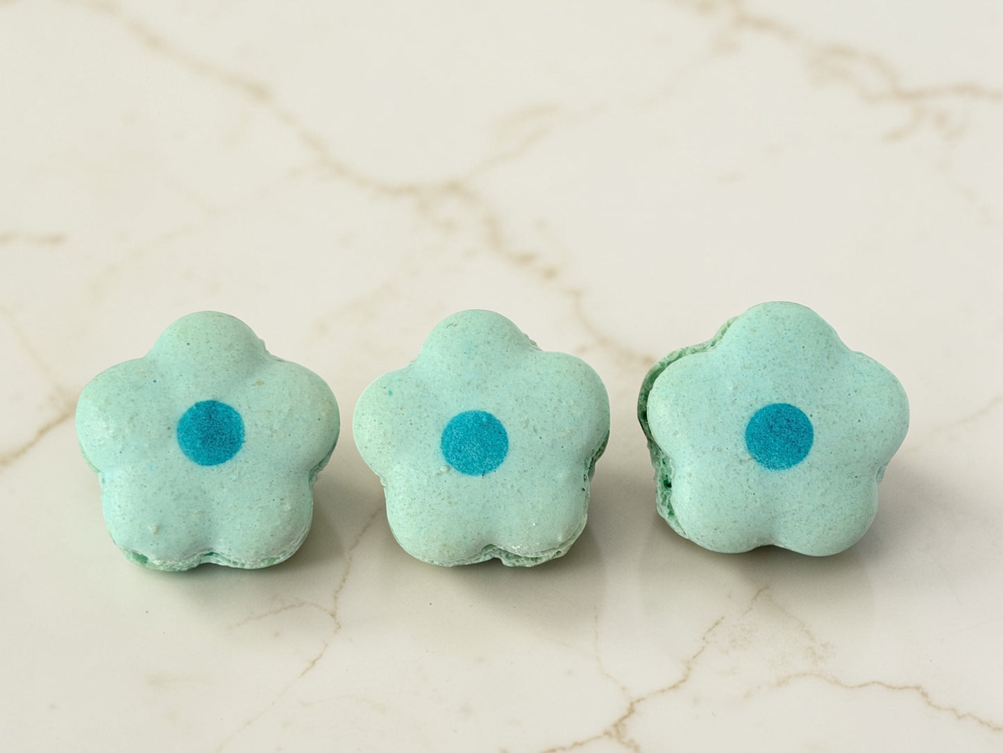 Blueberry Flower French Macarons – Elegant, Delicate & Perfect for Any Celebration