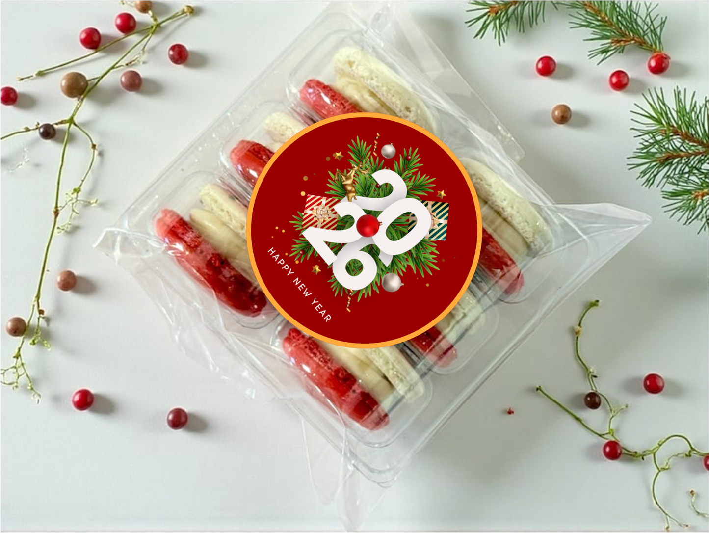 🎉 Happy New Year French Macarons