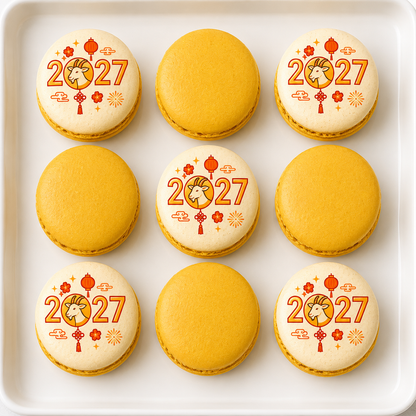 2027 Year of the Goat French Macarons