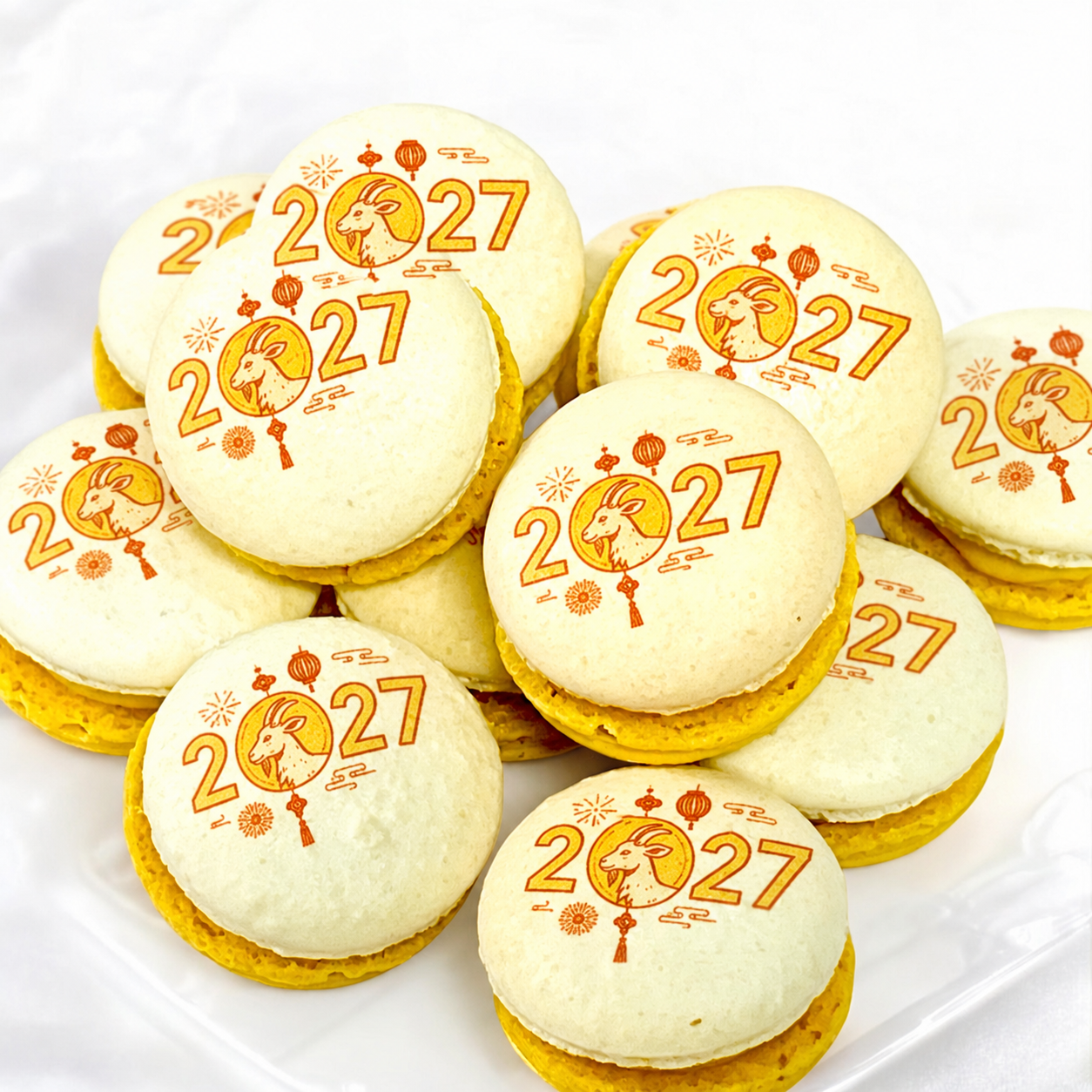 2027 Year of the Goat French Macarons