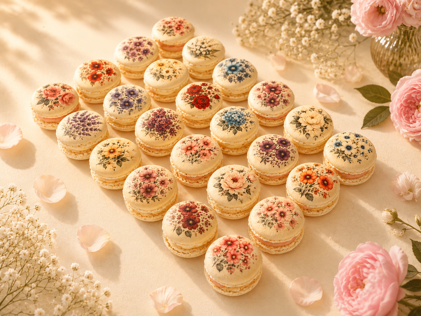 Blooming Garden Classic French Macarons