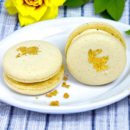24K Elegance Vegan Macarons - Macaron Centrale4 Pack