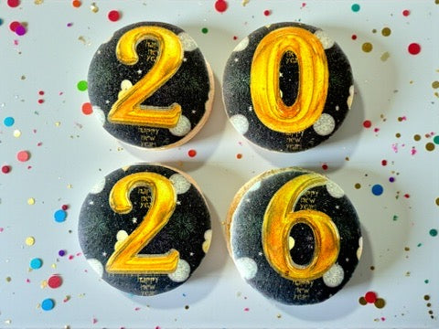 🥂 Champagne Midnight 2026 | New Year Macarons