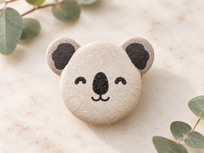 Koala Macarons – Cute Animal Macaron Gift, Baby Shower Cookies, Koala Birthday Treats, Woodland Party Dessert, Custom French Macarons