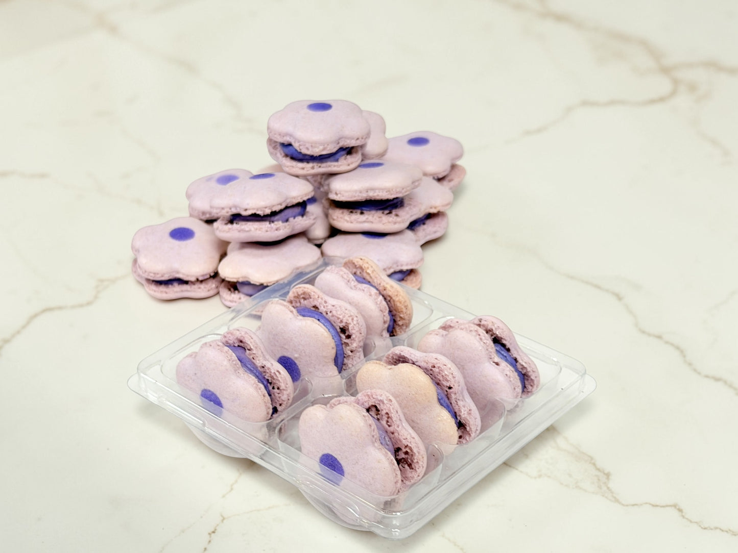 Grape Flower French Macarons – Elegant, Delicate & Perfect for Any Celebration