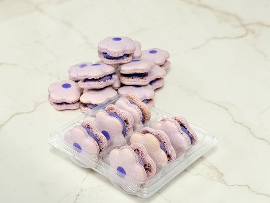 Grape Flower French Macarons – Elegant, Delicate & Perfect for Any Celebration