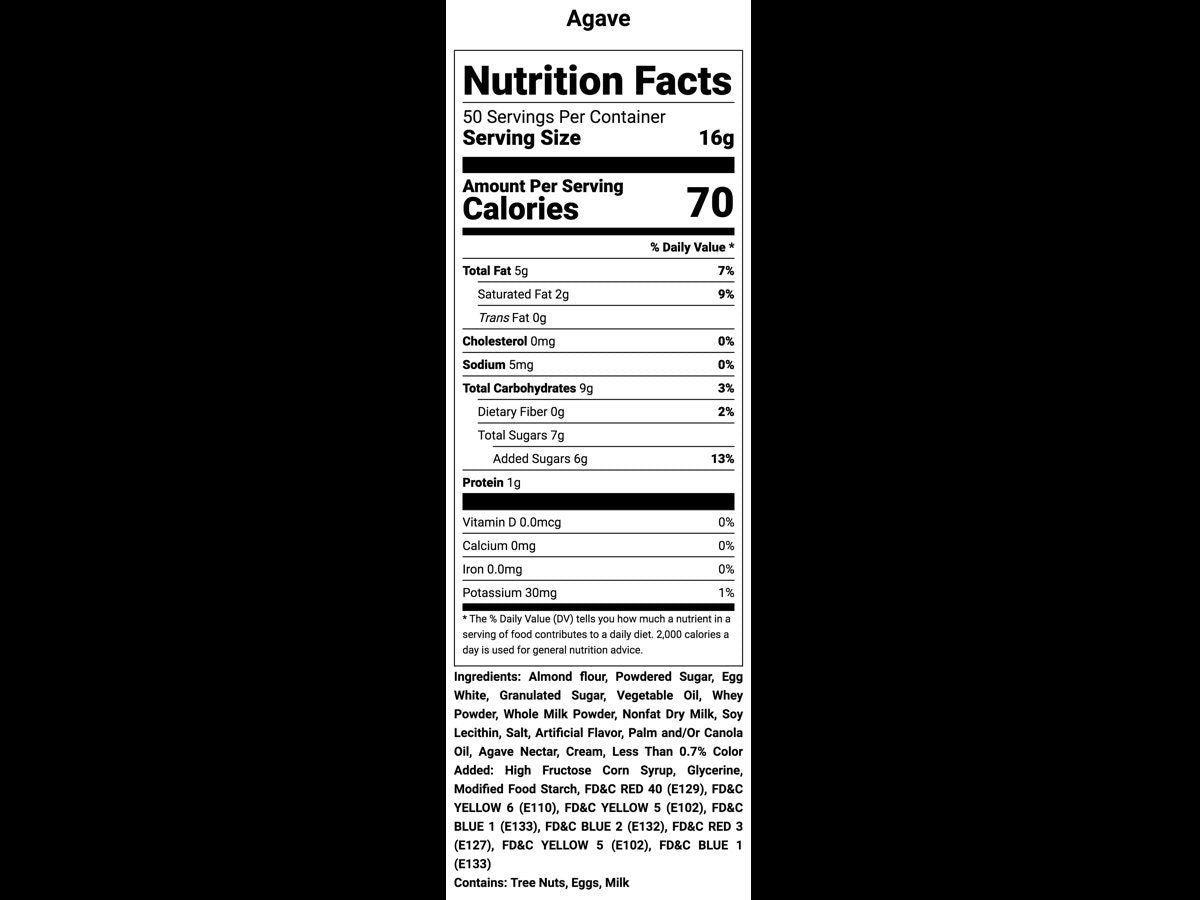 50 Pack Agave French Macaron Value Pack - Macaron Centrale