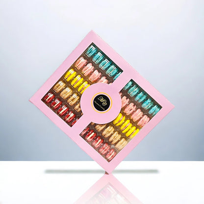 50 Pack Assortment French Macarons | Customizable Gift Set - Macaron Centrale4th of JulyValue Pack