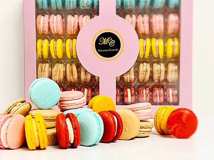 50 Pack Assortment French Macarons | Customizable Gift Set - Macaron Centrale4th of JulyValue Pack