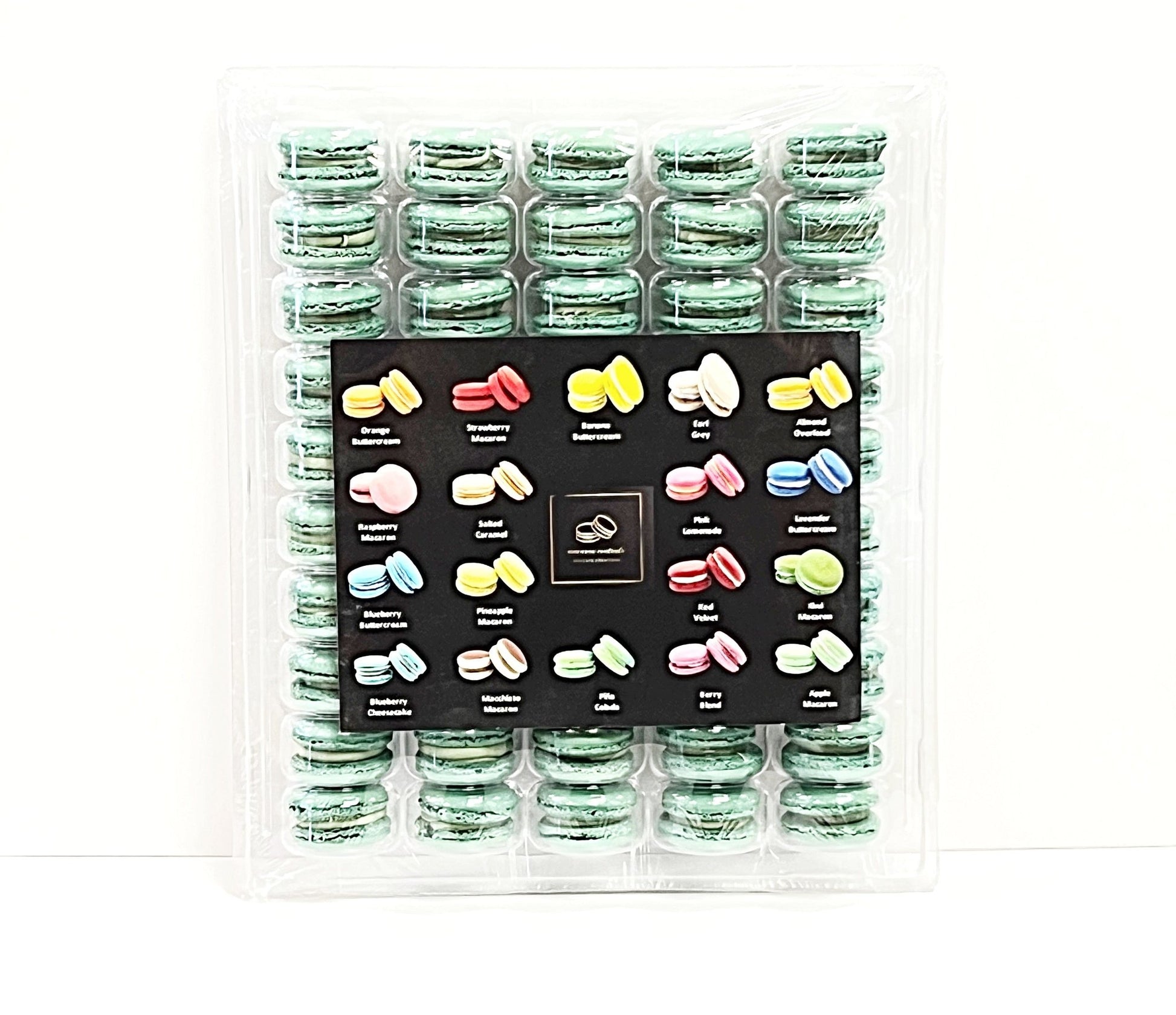 50 Pack Butterbeer Ganache French Macaron Value - Macaron Centrale