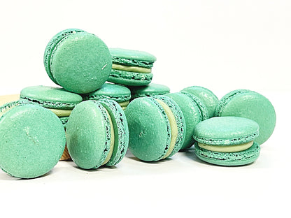 50 Pack Butterbeer Ganache French Macaron Value - Macaron Centrale
