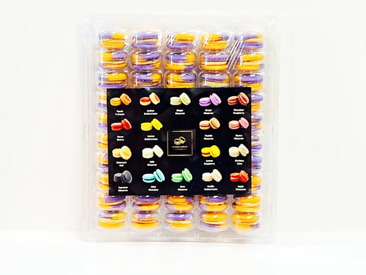 50 Pack Cashew and Dates French Macaron Value Pack - Macaron Centrale