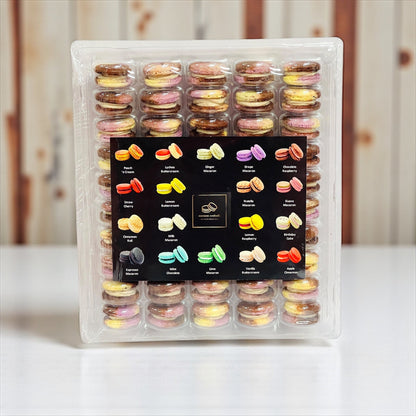 50 Pack Chai au Miel French Macarons - Macaron Centrale