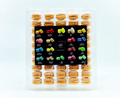 50 Pack Chai Latte French Macaron Value Pack - Macaron Centrale