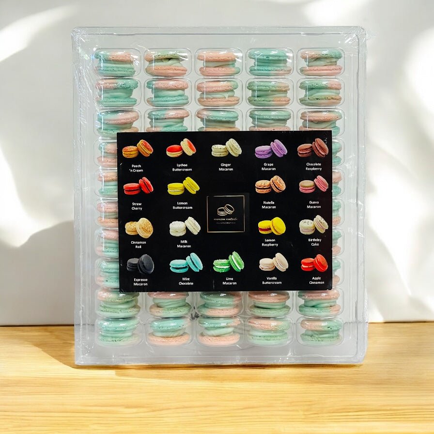 50 - Pack Cotton Cloud French Macarons - Macaron Centrale
