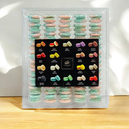 50 - Pack Cotton Cloud French Macarons - Macaron Centrale