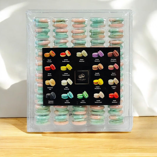 50 - Pack Cotton Cloud French Macarons - Macaron Centrale