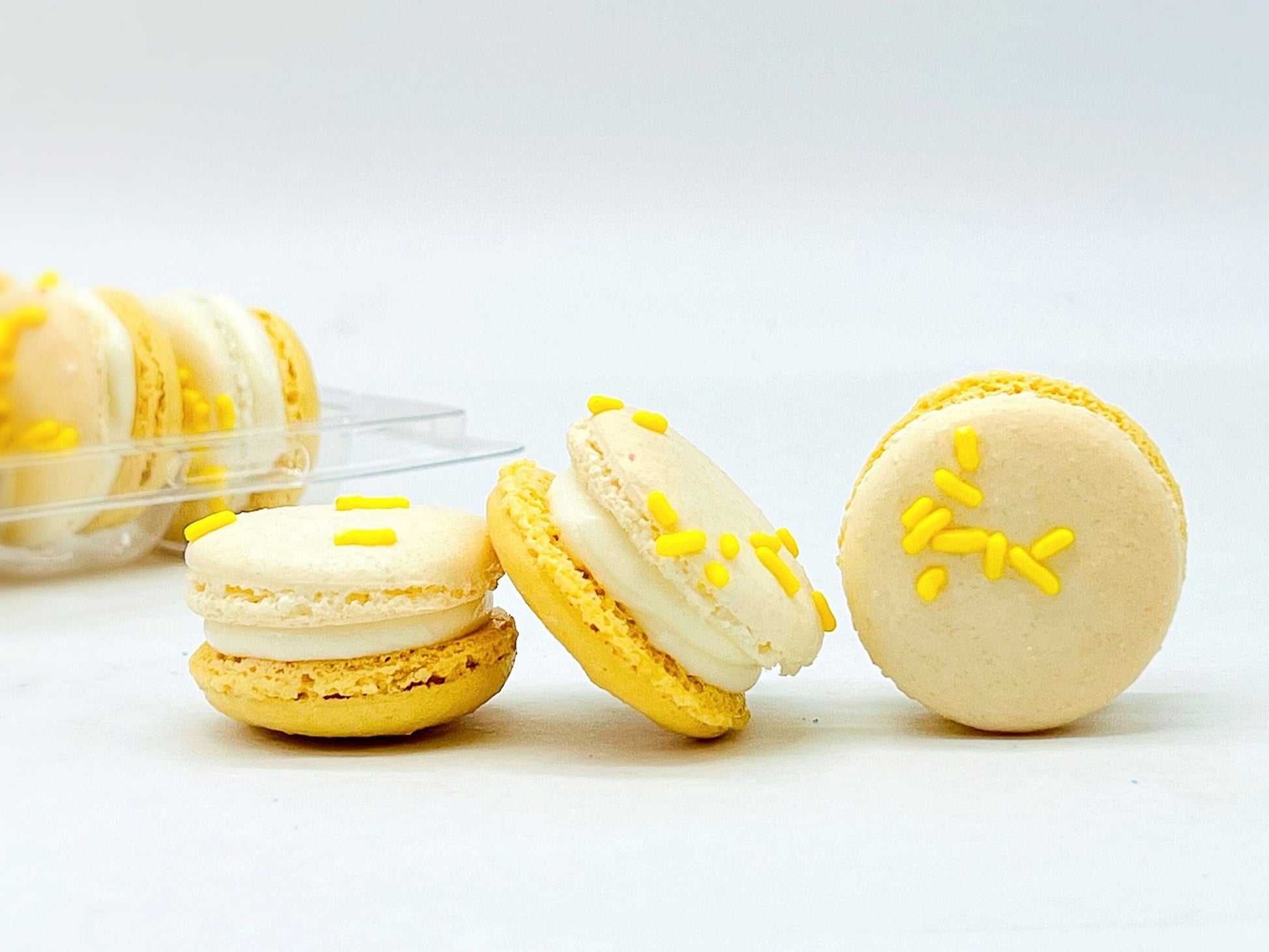 50 Pack Eggnog French Macaron Value Pack - Macaron Centrale