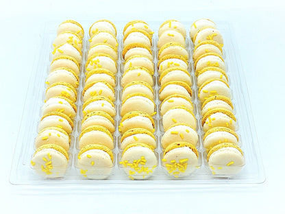 50 Pack Eggnog French Macaron Value Pack - Macaron Centrale
