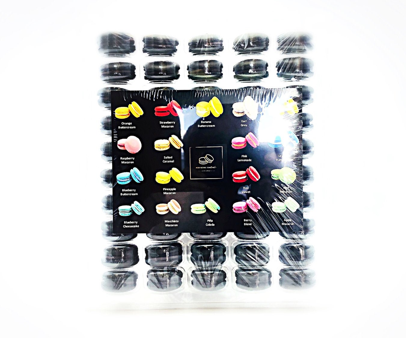 50 Pack Espresso French Macaron Value Pack - Macaron Centrale