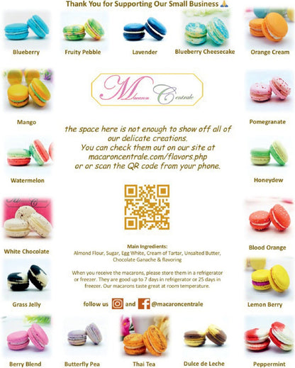 50 Pack French Macaron - Subscription - Macaron Centrale