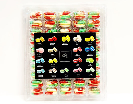 50 Pack Hazelnut Apple Macaron Value Pack - Macaron Centrale