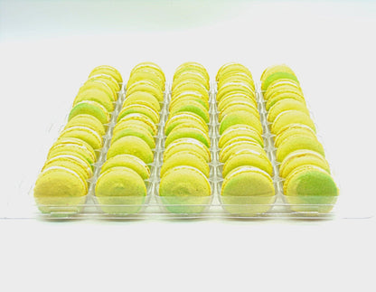50 Pack Jackfruit French Macaron Value Pack - Macaron Centrale