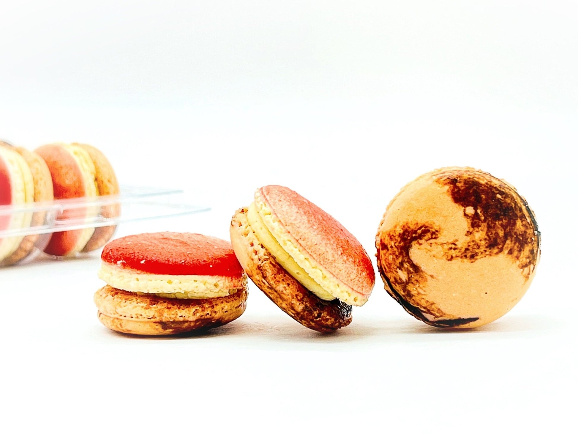 50 Pack Lychee - Colombian Coffee French Macaron Value Pack - Macaron Centrale