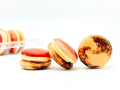 50 Pack Lychee - Colombian Coffee French Macaron Value Pack - Macaron Centrale
