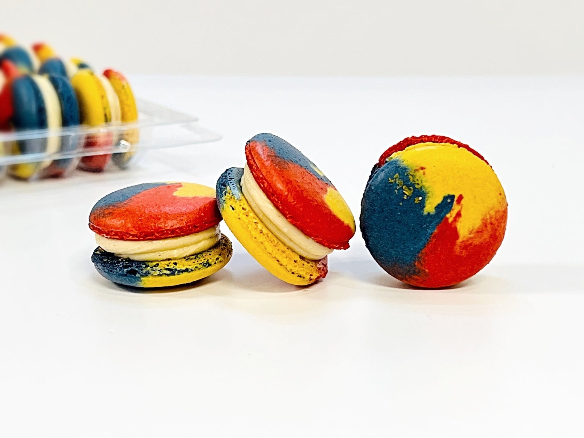 50 Pack Monster Cookies French Macaron Value Pack | Sesame Street Inspired French Cookies - Macaron Centrale