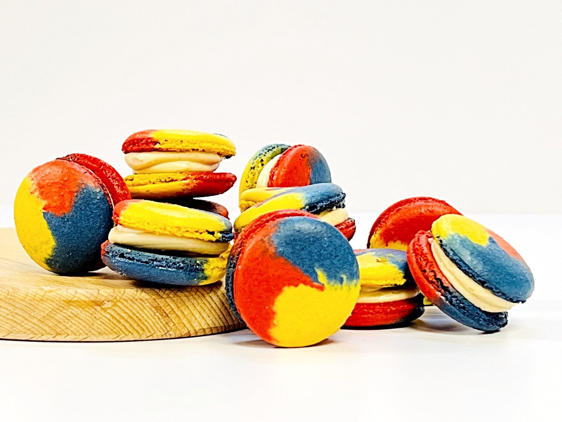 50 Pack Monster Cookies French Macaron Value Pack | Sesame Street Inspired French Cookies - Macaron Centrale