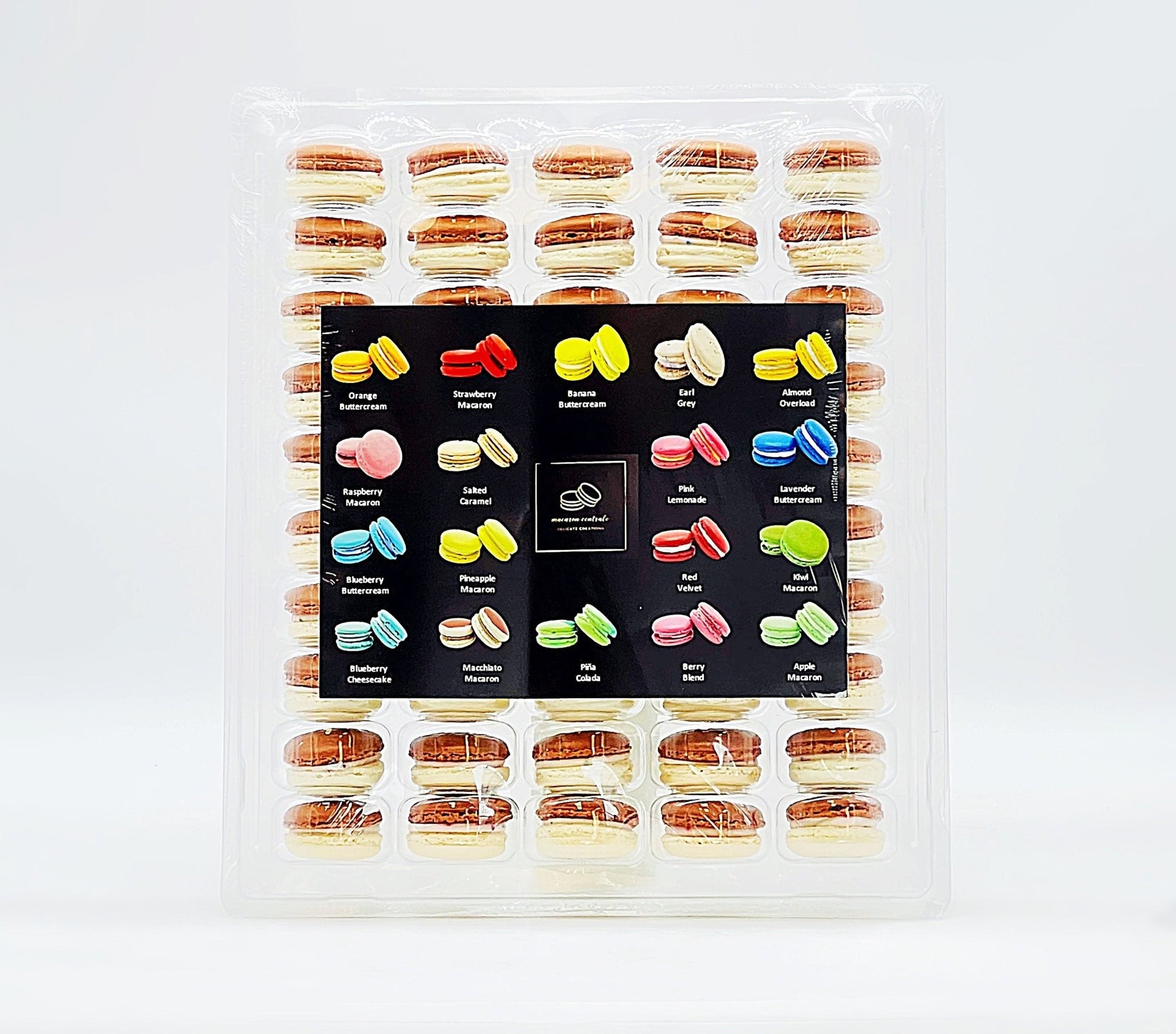 50 Pack Peanut Sundae French Macaron Value Pack - Macaron Centrale
