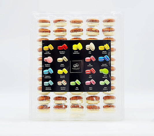 50 Pack Peanut Sundae French Macaron Value Pack - Macaron Centrale