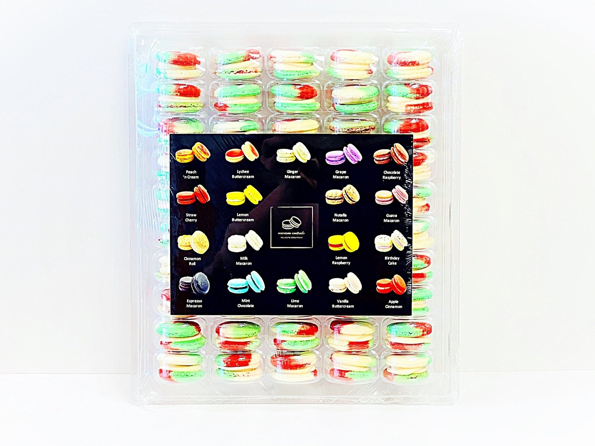 50 Pack Pineberry French Macaron Value Pack - Macaron Centrale