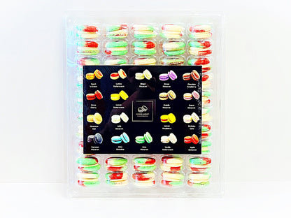 50 Pack Pineberry French Macaron Value Pack - Macaron Centrale